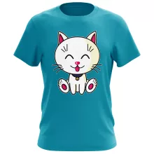 T-shirt « Kawaii Baby Cat (blanc) » – Parodie Kawaii Baby Cats