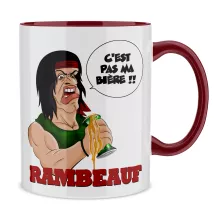 Mug « C'est pas ma guerre !! » – Parodie Rambo