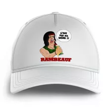 Casquette Enfant « C'est pas ma guerre !! » – Parodie Rambo