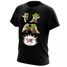 Yoda T-Shirt “Yoda, an Ewok and Gizmo” – Star Wars parody