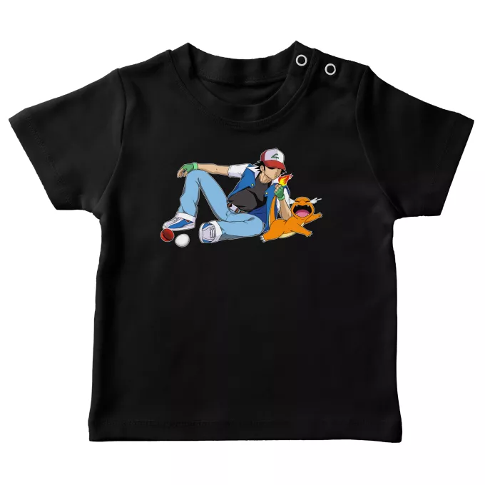 Magliette bebè Paoridia Pokémon Charmander