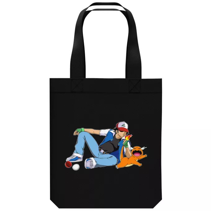 Borsa Tote Bag in cotone organico Paoridia Pokémon Charmander