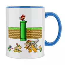Mario Tasse “Mario, Bowser, Bowser Jr und Koopa Troopa” – Parodie auf Super Mario
