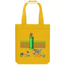 Borsa Tote Bag in cotone organico Videogiochi Parodie