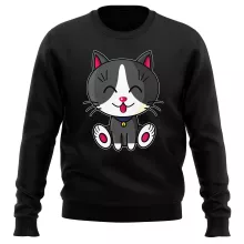 Pull « Kawaii Baby Cat (blanc et gris) » – Parodie Kawaii Baby Cats
