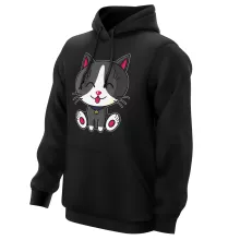 Sweat à capuche « Kawaii Baby Cat (blanc et gris) » – Parodie Kawaii Baby Cats