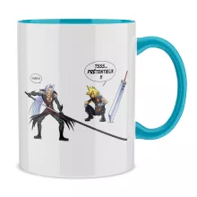Mug Clad « Mégalo-lame ! (Edition Limitée) » – Parodie Final Fantasy VII