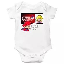 Body bébé Mario « Alerte enlèvement... » – Parodie Super Mario