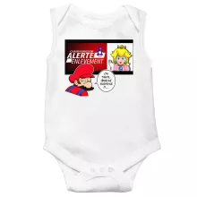Body bébé Mario « Alerte enlèvement... » – Parodie Super Mario