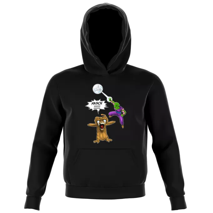 Sweat-shirts à Capuche Enfant Parodie Dragon Ball Z - DBZ MAISON !!!!!!!!!!!!!!! - Piccolo, E.T l'Extra-Terrestre