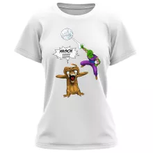 T-shirt de mulher – Dragon Ball Z de parodia