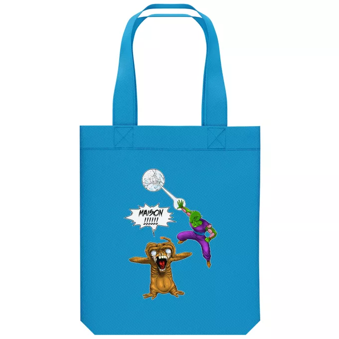 Saco (Tote Bag) de algodão orgânico Paródia Dragon Ball Z - DBZ