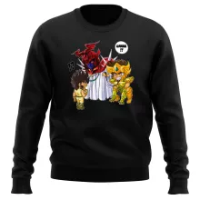 Pull Aiolia « Les Rues du Sanctuaire de plus en plus mal fréquentées... » – Parodie Saint Seiya