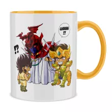 Mug Aiolia « Les Rues du Sanctuaire de plus en plus mal fréquentées... » – Parodie Saint Seiya