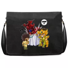 Sac à bandoulière Aiolia « Les Rues du Sanctuaire de plus en plus mal fréquentées... » – Parodie Saint Seiya