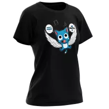 Happy Damen T-shirt – Parodie auf Fairy Tail