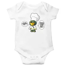 Body bébé Master Chief « Master Chef... » – Parodie Halo