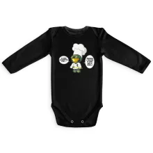 Body bébé manches longues Master Chief « Master Chef... » – Parodie Halo