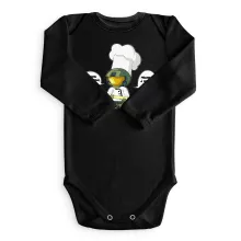 Body bébé manches longues Master Chief « Master Chef... » – Parodie Halo