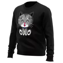 Pull « Kawaii Baby Cat (gris tigré) » – Parodie Kawaii Baby Cats