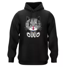 Sweat à capuche « Kawaii Baby Cat (gris tigré) » – Parodie Kawaii Baby Cats