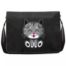 Sac à bandoulière « Kawaii Baby Cat (gris tigré) » – Parodie Kawaii Baby Cats