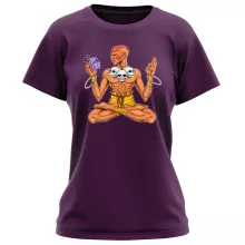 T-shirt Femme Dhalsim « Elastic Fighter ! » – Parodie One Piece