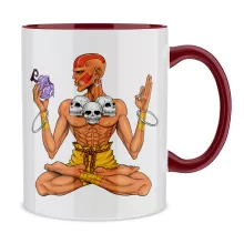 Mug Dhalsim « Elastic Fighter ! » – Parodie One Piece