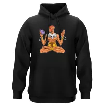 Sweat à capuche Dhalsim « Elastic Fighter ! » – Parodie One Piece