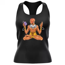 Débardeur Femme Dhalsim « Elastic Fighter ! » – Parodie One Piece
