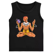 Débardeurs Enfants Dhalsim « Elastic Fighter ! » – Parodie One Piece