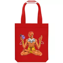 Borsa Tote Bag in cotone organico Videogiochi Parodie
