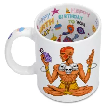 Mug Dhalsim « Elastic Fighter ! » – Parodie One Piece
