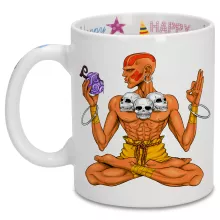 Mug Dhalsim « Elastic Fighter ! » – Parodie One Piece