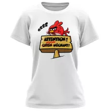 T-shirt Femme « Oiseau méchant » – Parodie Angry Birds
