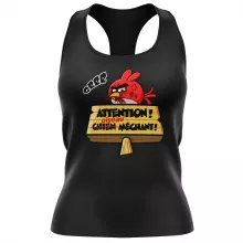 Débardeur Femme « Oiseau méchant » – Parodie Angry Birds