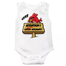 Body bébé « Oiseau méchant » – Parodie Angry Birds