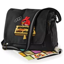 Sac à bandoulière « Oiseau méchant » – Parodie Angry Birds