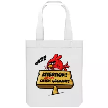 totebag « Oiseau méchant » – Parodie Angry Birds
