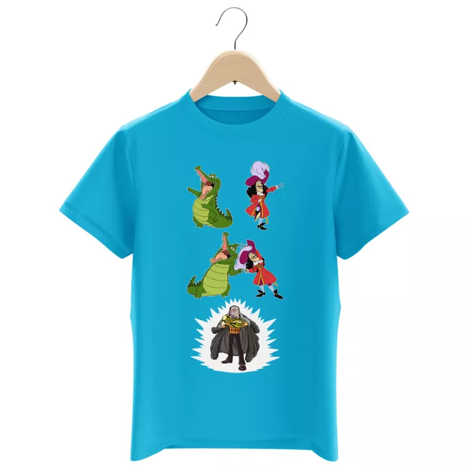 Magliette per bambini e ragazzi Paoridia One Piece Crocodile il Shichibukai