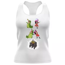 Vrouwen Tank Tops Manga-parodieën