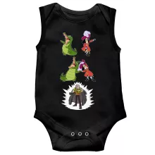 Mouwloos Babyromper Manga-parodieën