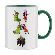 Caneca Capitão Gancho “Capitão Gancho e Crocodile” – One Piece de parodia