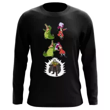 T-Shirts de manga comprida Capitão Gancho “Capitão Gancho e Crocodile” – One Piece de parodia