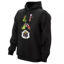 Camisola com capuz Capitão Gancho “Capitão Gancho e Crocodile” – One Piece de parodia
