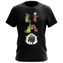 T-shirt Capitão Gancho “Capitão Gancho e Crocodile” – One Piece de parodia
