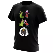 T-shirt Capitão Gancho “Capitão Gancho e Crocodile” – One Piece de parodia