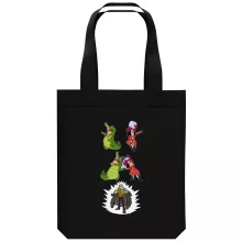 Saco (Tote Bag) de algodão orgânico Paródias mangá