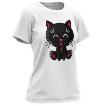 T-shirt Femme « Kawaii Baby Cat (noir) » – Parodie Kawaii Baby Cats
