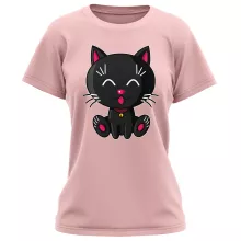 T-shirt Femme « Kawaii Baby Cat (noir) » – Parodie Kawaii Baby Cats